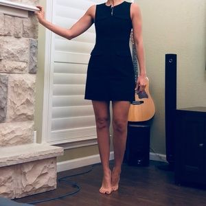 Navy blue work dress